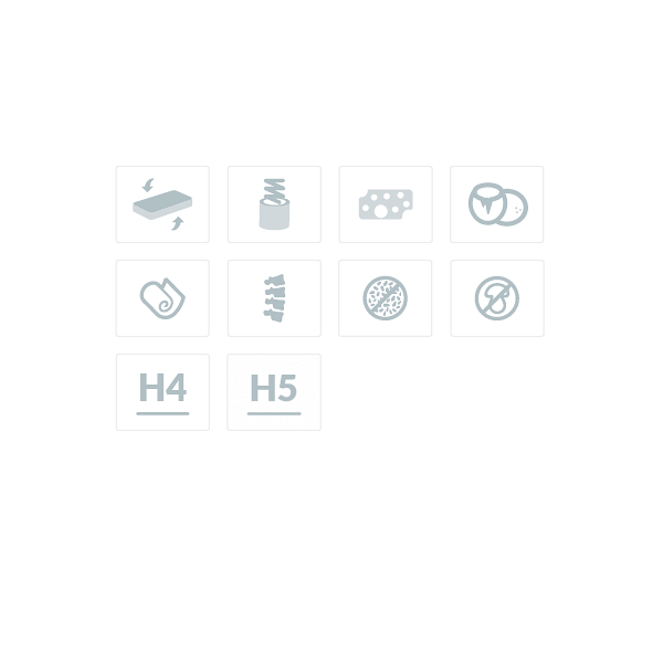 Materac pocket z obustronnym kokosem Neptun 90 x 200 - Frankhauer