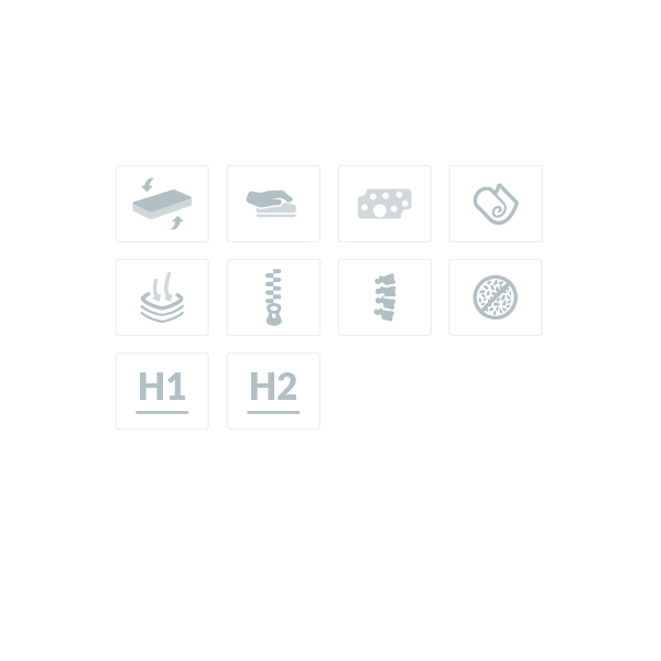 Materac piankowy memory Erato Plus 90 x 180* - Frankhauer