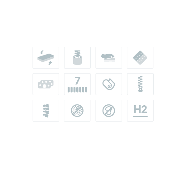 Multipocket z memory i lateksem Tetyda 100 x 200 - Frankhauer