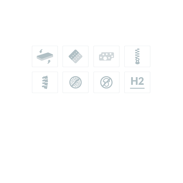 Materac piankowy z lateksem Krasnoludek 80 x 180* - Frankhauer