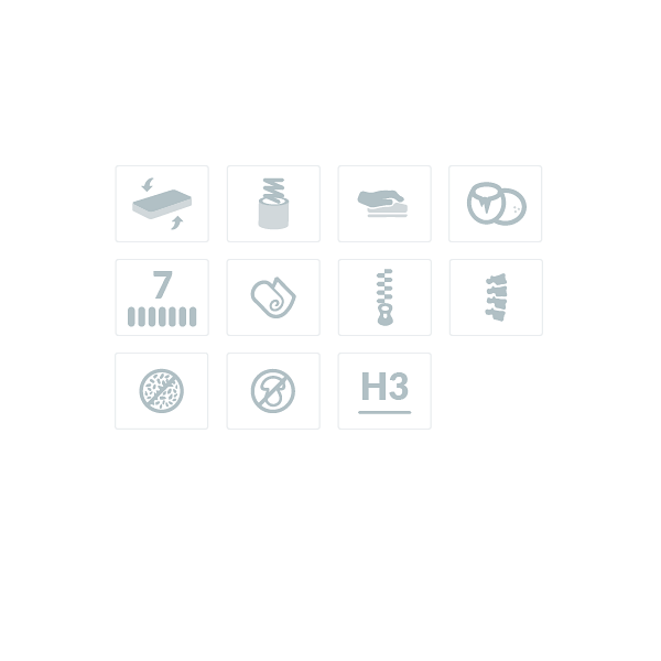 Multipocket memory z kokosem Laila 80 x 200 - Frankhauer