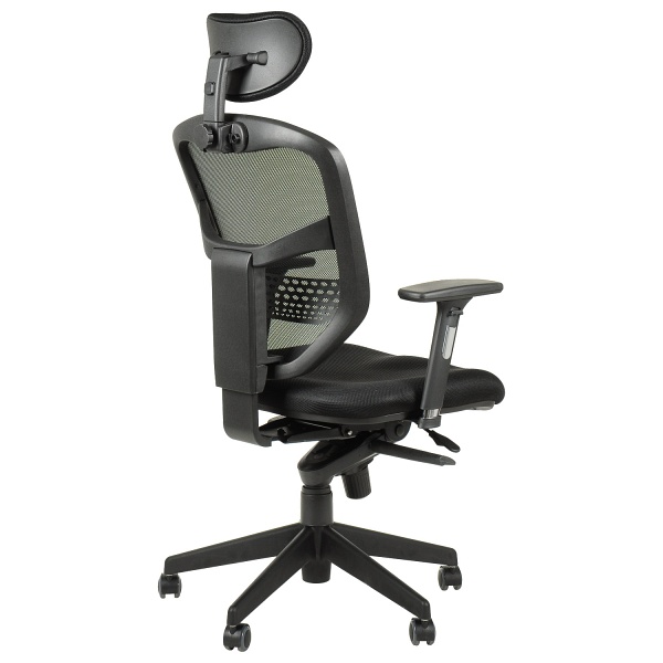 Fotel z wysuwem siedziska HN-5038 czarny Stema