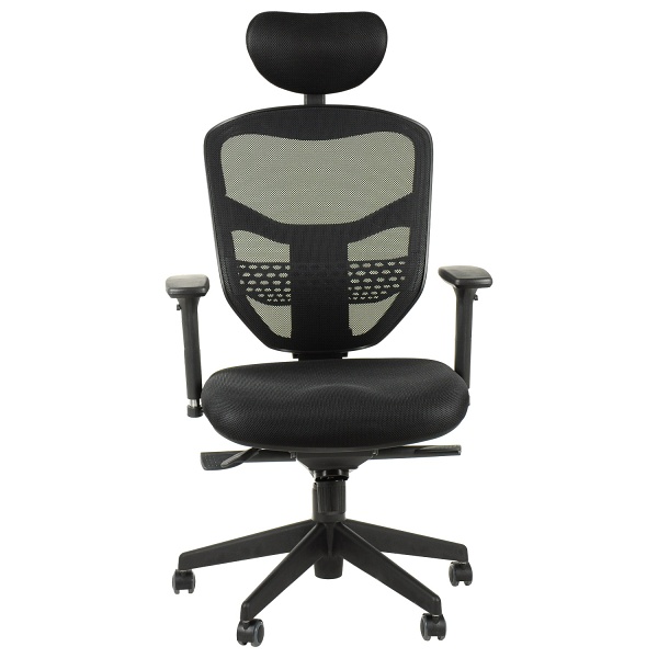 Fotel z wysuwem siedziska HN-5038 czarny Stema