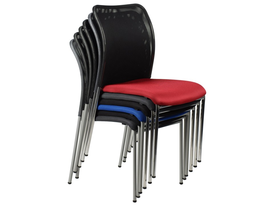 Krzesło konferencyjne HN-7502a / niebieski -czarny - Stema