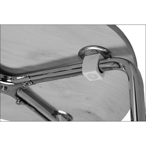 Krzesło ze sklejki, stelaż chromowany. Model TDC-122. - Stema