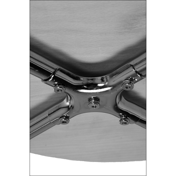 Krzesło ze sklejki, stelaż chromowany. Model TDC-132. - Stema