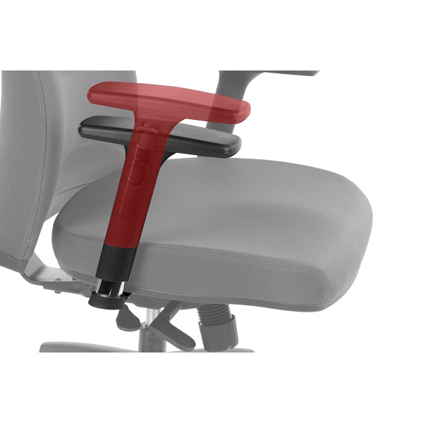 Fotel obrotowy Kenton czarny wysuwem siedziska Stema