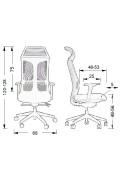 Fotel Ryder czarny, mechanizm samoważący - Stema