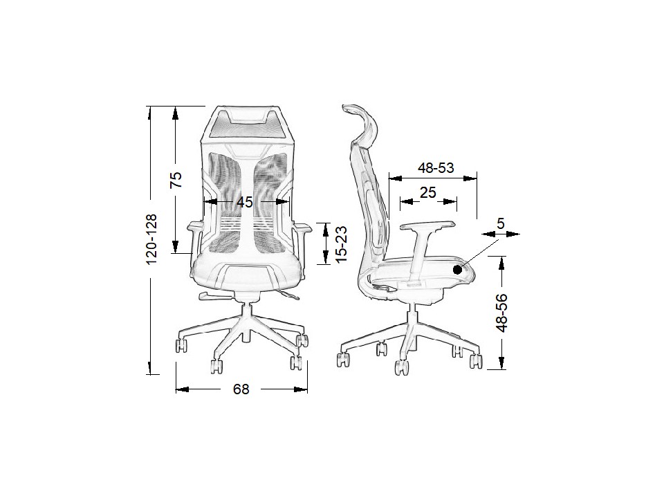 Krzesło gamingowe RYDER EXTREME MECHANIZM SAMOWAŻĄCY Stema