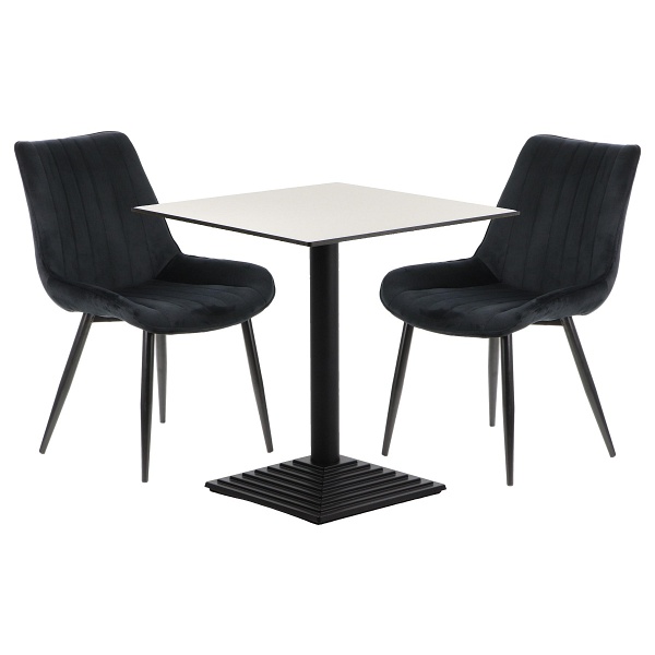 Krzesło do salonu i jadalni HTS-D7A czarny Stema