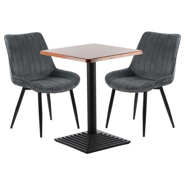 Krzesło do salonu i jadalni HTS-D7A szary Stema