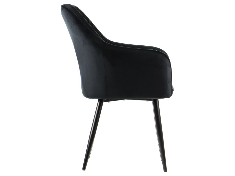 Krzesło do salonu i jadalni HTS-D19 czarny Stema