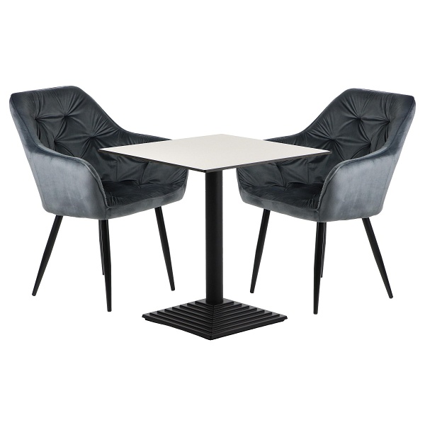 Krzesło do salonu i jadalni HTS-D19 szary Stema