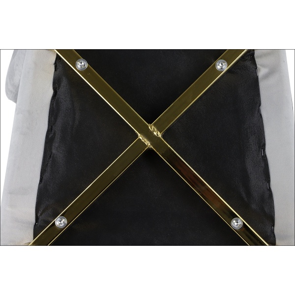 Krzesło CN-6080 czarny  stelaż złoty Stema