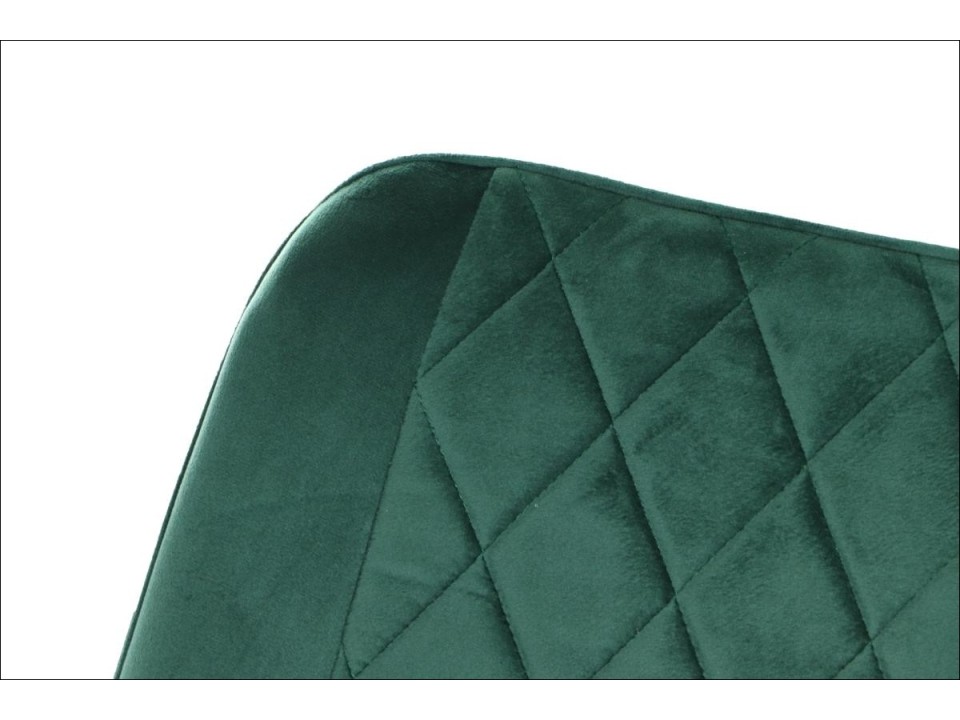 Krzesło CN-6020 zielony stelaż złoty Stema