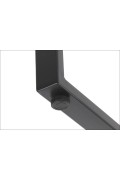 Stelaż ławy lub stolika NY-L03 czarny, h-42 cm Stema