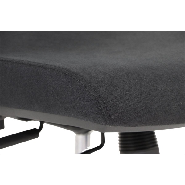 Krzesło obrotowe TONO czarny podstawa chromowana Stema