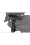 Krzesło obrotowe TONO grafit podstawa chromowana Stema