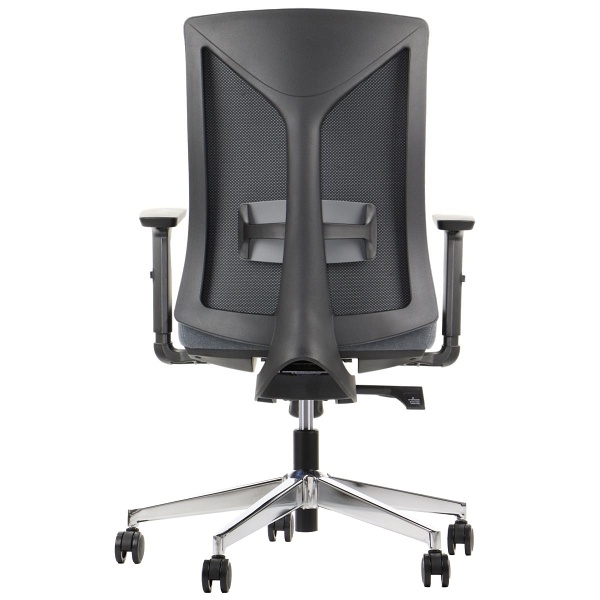 Krzesło obrotowe TONO grafit podstawa chromowana Stema