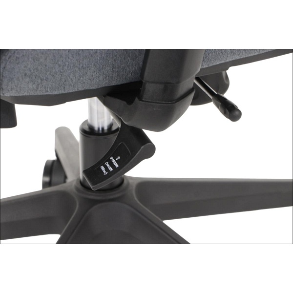 Krzesło obrotowe TONO grafit podstawa chromowana Stema