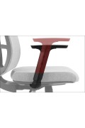 Krzesło obrotowe TONO szary podstawa chromowana Stema