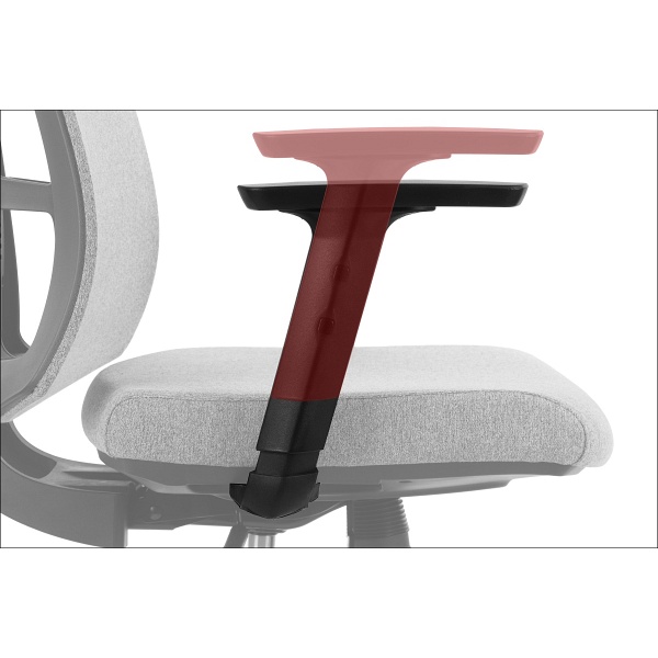 Krzesło obrotowe TONO szary podstawa chromowana Stema