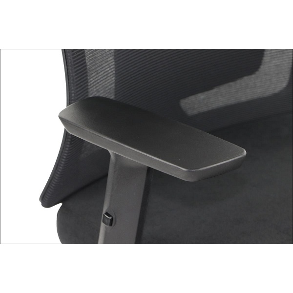 Krzesło obrotowe HAGER czarny podstawa chromowana Stema