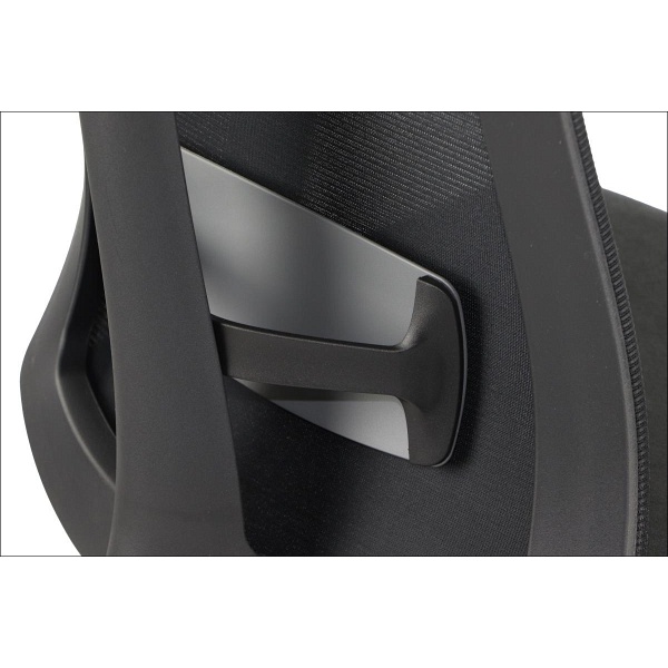 Krzesło obrotowe HAGER czarny podstawa chromowana Stema