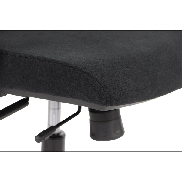 Krzesło obrotowe HAGER czarny podstawa chromowana Stema