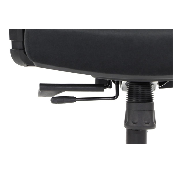 Krzesło obrotowe HAGER czarny podstawa chromowana Stema