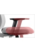 Krzesło obrotowe HAGER czarno-szary podstawa chromowana Stema