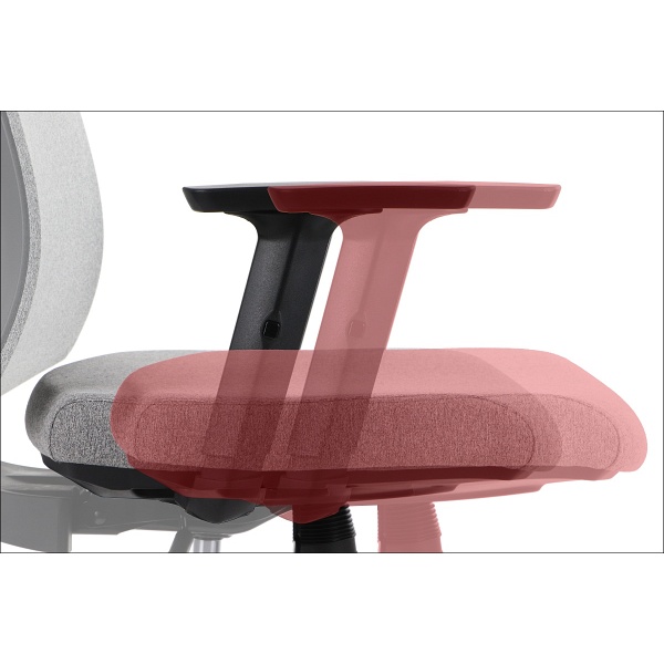 Krzesło obrotowe HAGER czarno-szary podstawa chromowana Stema