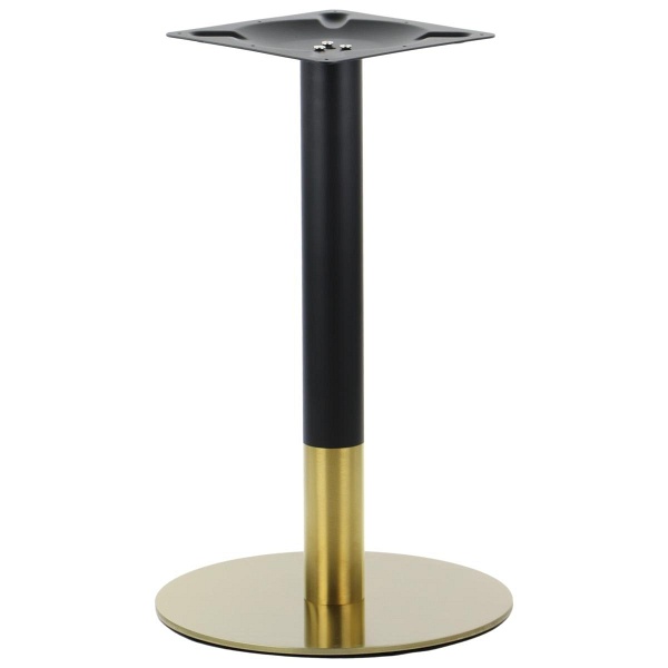 Podstawa stolika ze stali nierdzewnej SH-3001-5/GB   złoto/czarny Stema