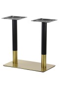 Podstawa stolika ze stali nierdzewnej SH-3003-1/GB złoto/czarny Stema