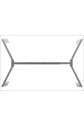 Stelaż ławy lub stolika NY-HF05RB/A szary Stema