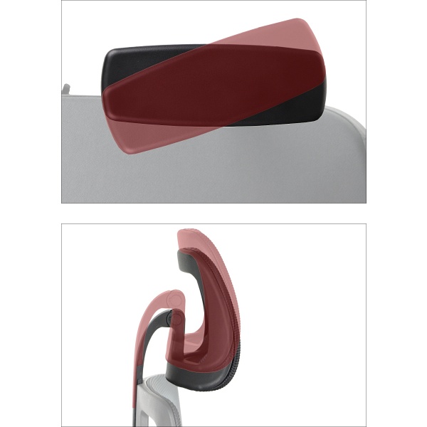 Krzesło obrotowe AKCENT szary-czarny podstawa chromowana Stema