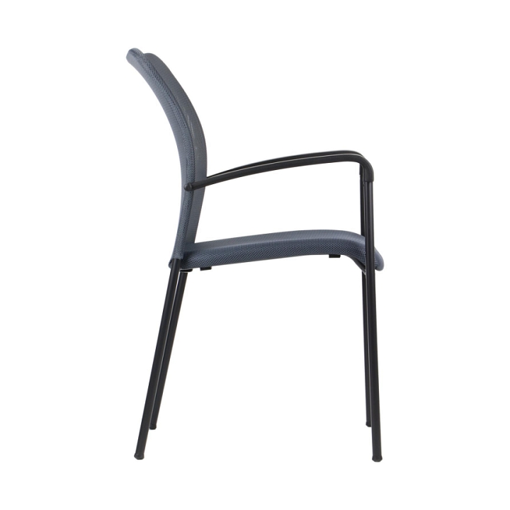 Krzesło stacjonarne HN-7501/BK SZARY Stema