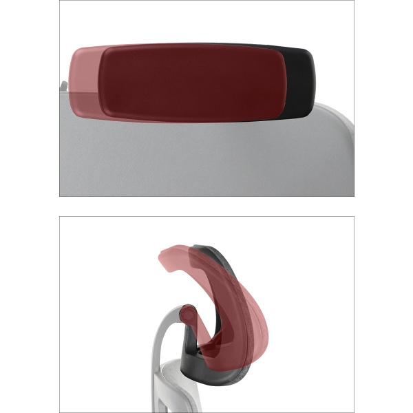 Krzesło obrotowe AKCENT/F czarny podstawa chromowana Stema