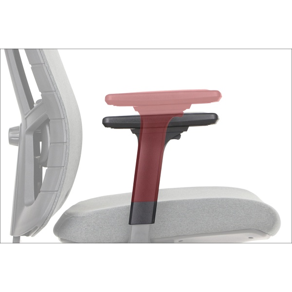 Krzesło obrotowe AKCENT/F czarny podstawa chromowana Stema