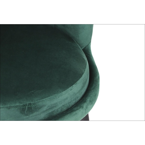 Krzesło do salonu i jadalni HTS-D41A ciemny zielony stelaż czarny Stema