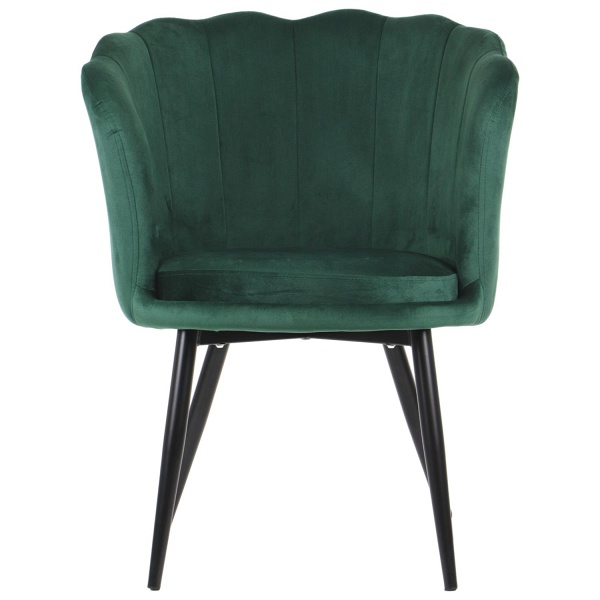Krzesło do salonu i jadalni HTS-D41A ciemny zielony stelaż czarny Stema