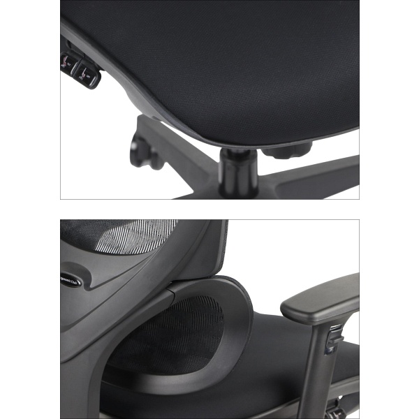 Fotel ErgoNew S1 siedzisko tkaninowe Stema