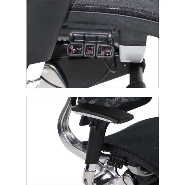 Fotel ErgoNew S8 siedzisko siatkowe Stema