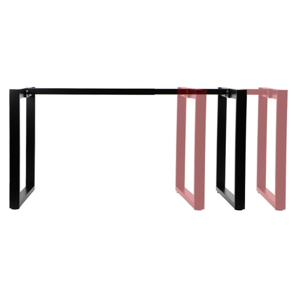 Stelaż biurka i stołu NY-131A/60 czarny Stema