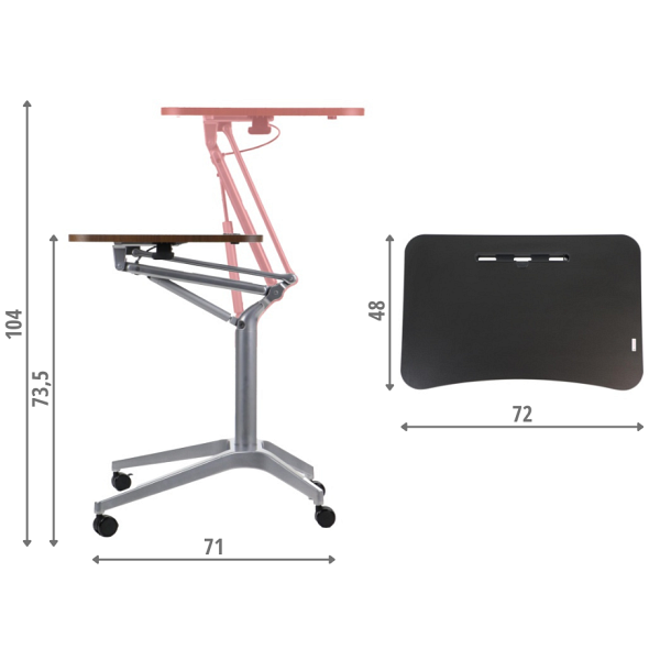 SH-A10 szary/czarny Stema