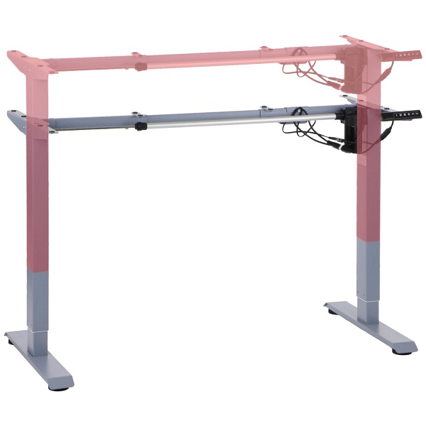 Stelaż biurka i stołu PRATO 01-2T/A SZARY Stema