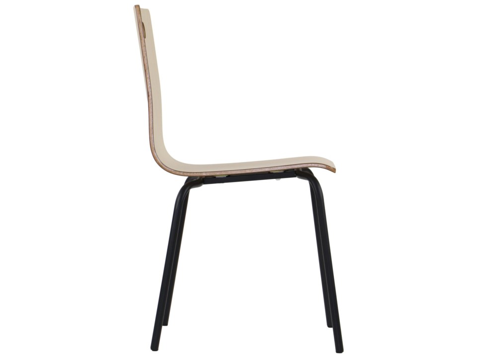 Krzesło  WERDI A czarny/naturalny Stema