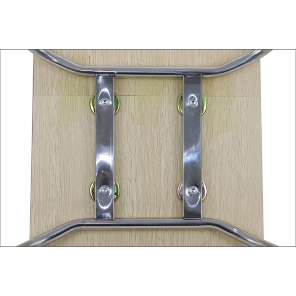 Krzesło  WERDI A stal nierdzewna/naturalny Stema