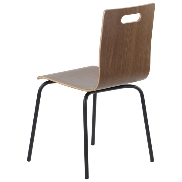 Krzesło  WERDI A czarny/orzech Stema