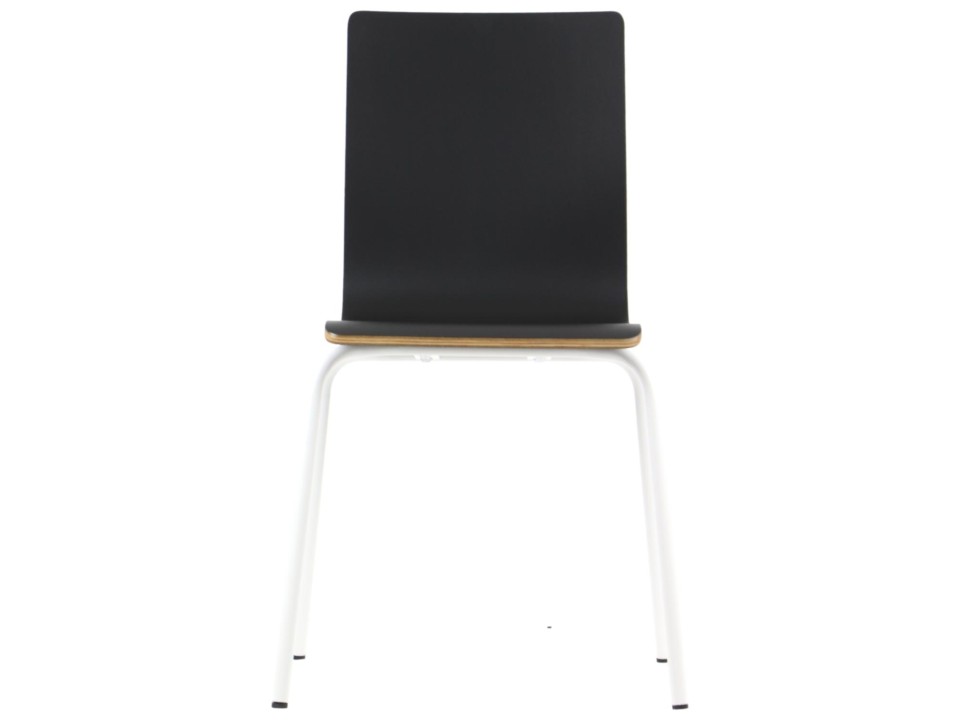 Krzesło  WERDI B biały/czarny Stema